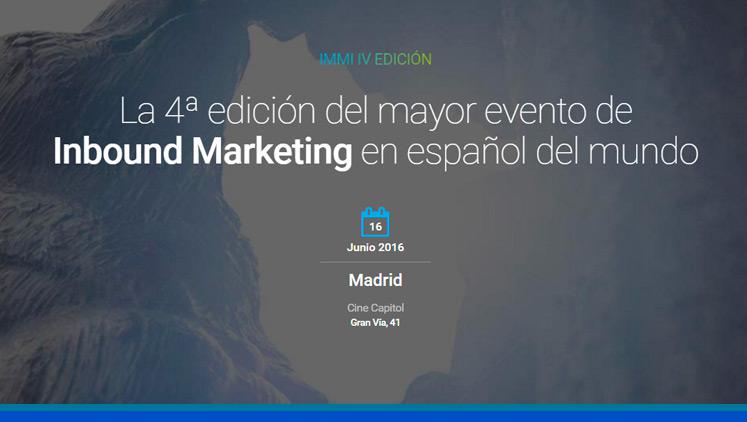 Conferencia Inbound Marketing 2016 – #IMMI16