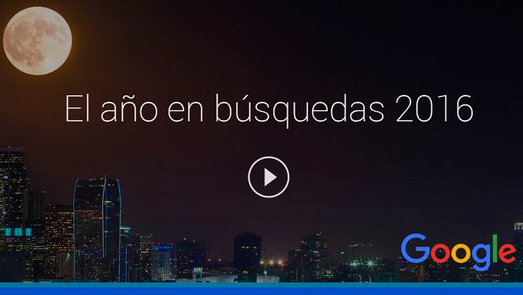 búsuqeda de google en 2016