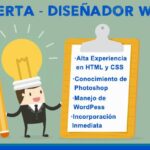 OFERTA DE TRABAJO – Diseñador de html y CSS