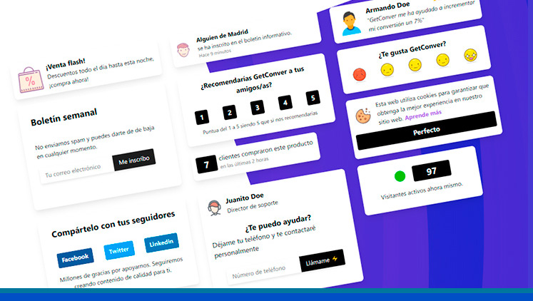 Getconver: la última revolución del marketing para que los usuarios interactúen con tu web